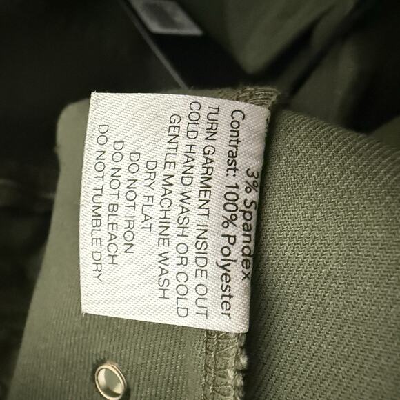 I.AM.GIA Khaki Blaze Cargo Wide Leg Pants Contrast Pockets Y2K Pop Dancer Size M - Picture 10 of 14